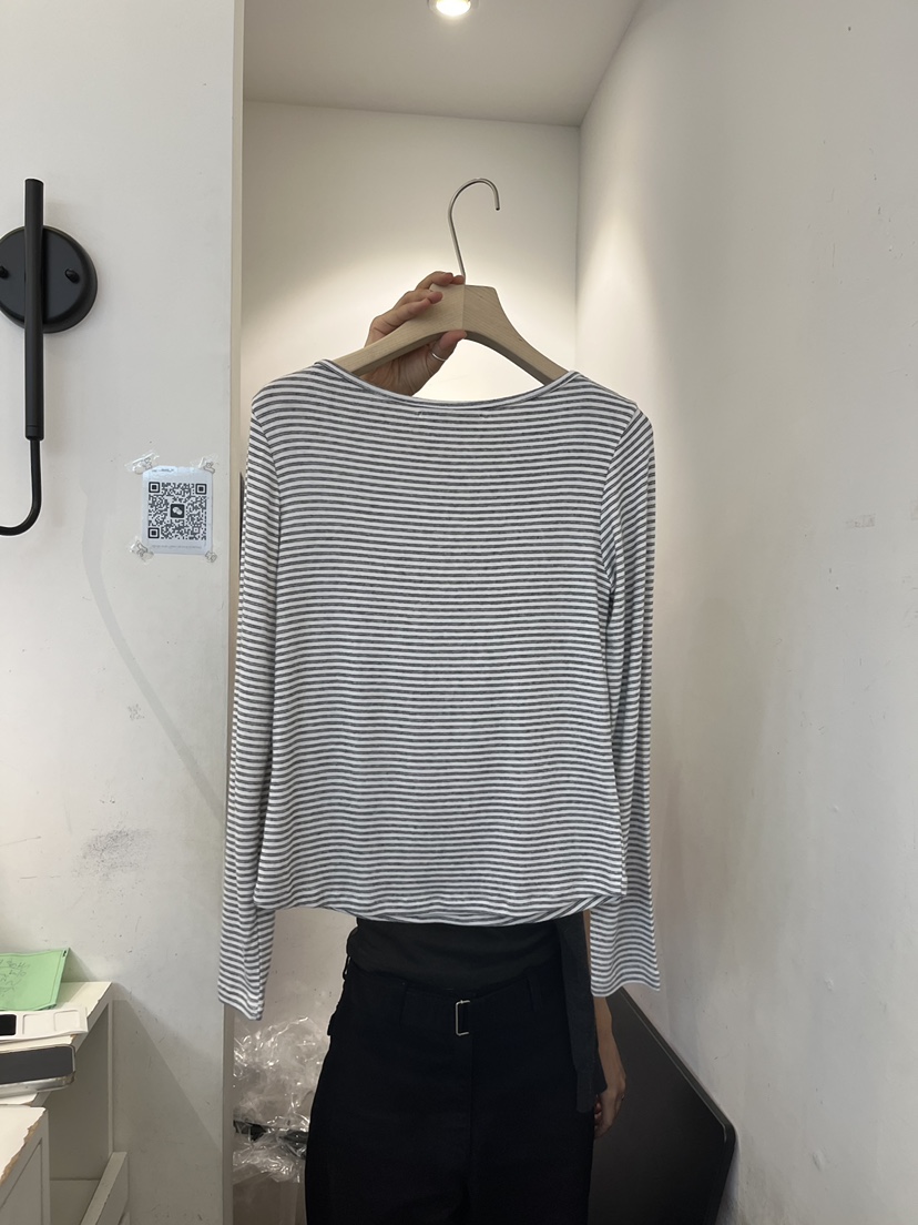 OUVIR東大門實拍女裝新品時尚熱賣推薦真品長袖T恤船領磨毛O.V.R/OUVIR長袖T恤