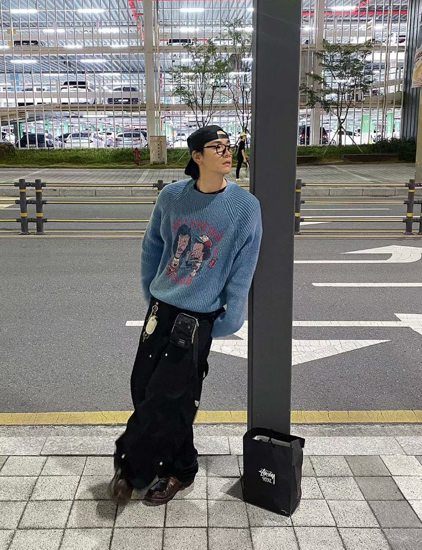 EDEN韓國代購女裝新款熱賣推薦真品人氣休閑針織衫男女同款EDEN針織衫圖色1