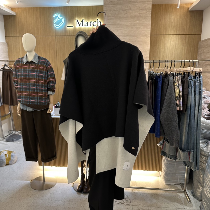 BISHOP/APOINT/3MARCH韓國直郵女裝新品真品人氣圍巾披肩BISHOP/APOINT/3MARCH圍巾/披肩圖色2