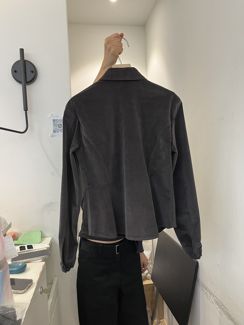OUVIR東大門實拍女士新品人氣時尚真品休閑襯衫蕾絲衫燈芯絨O.V.R/OUVIR襯衫/蕾絲衫