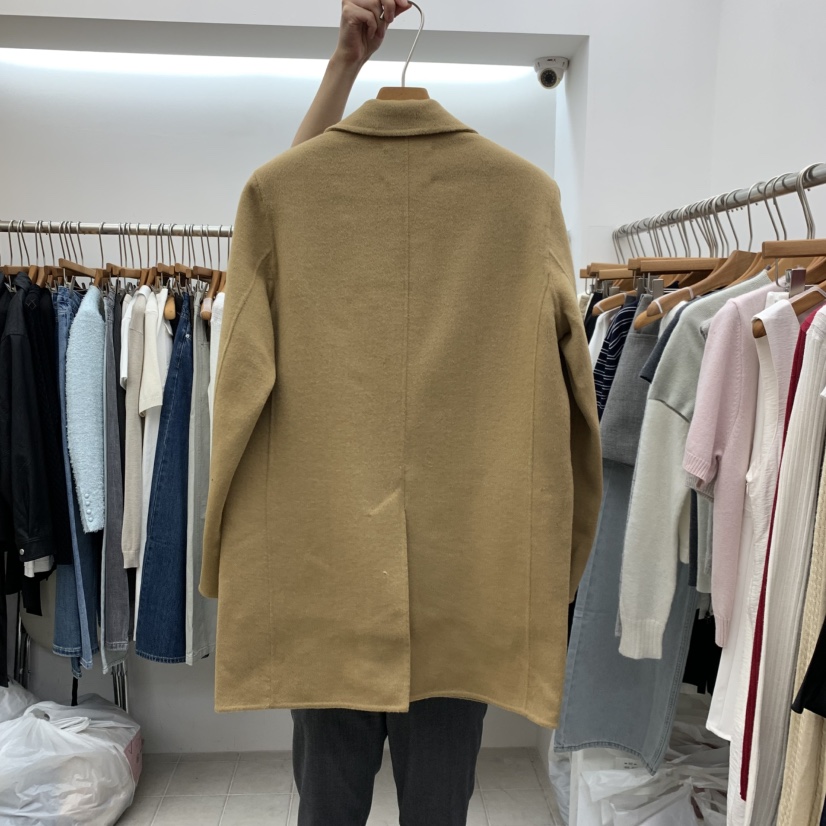 DRESS ROOM東大門直郵女士新品真品人氣熱賣休閑中長款大衣DRESS ROOM中長款大衣