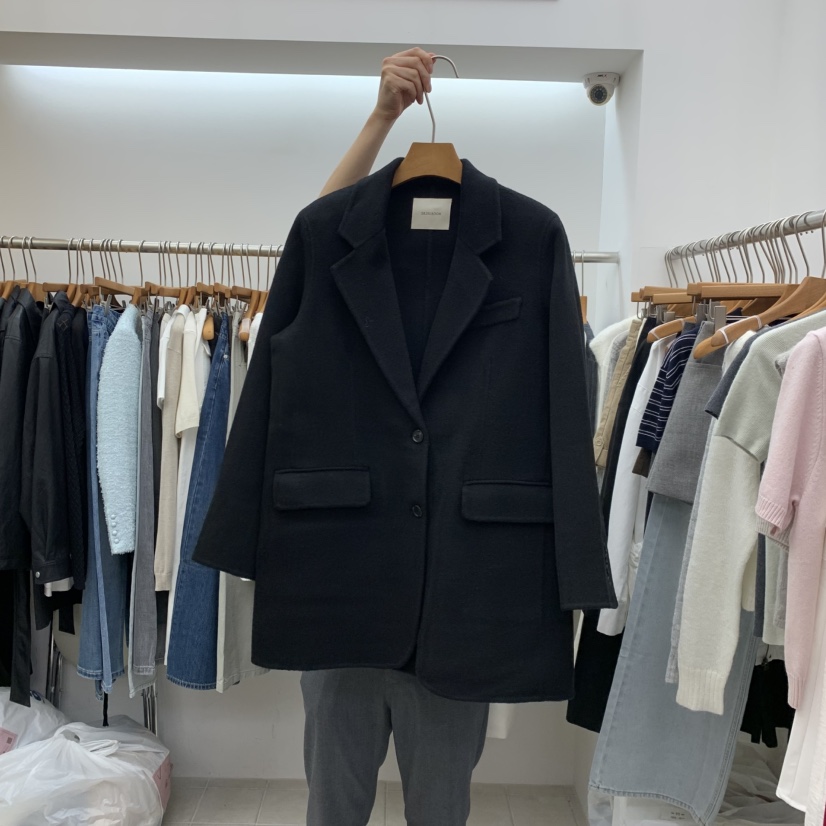DRESS ROOM東大門直郵女士新品真品人氣熱賣休閑中長款大衣DRESS ROOM中長款大衣圖色2