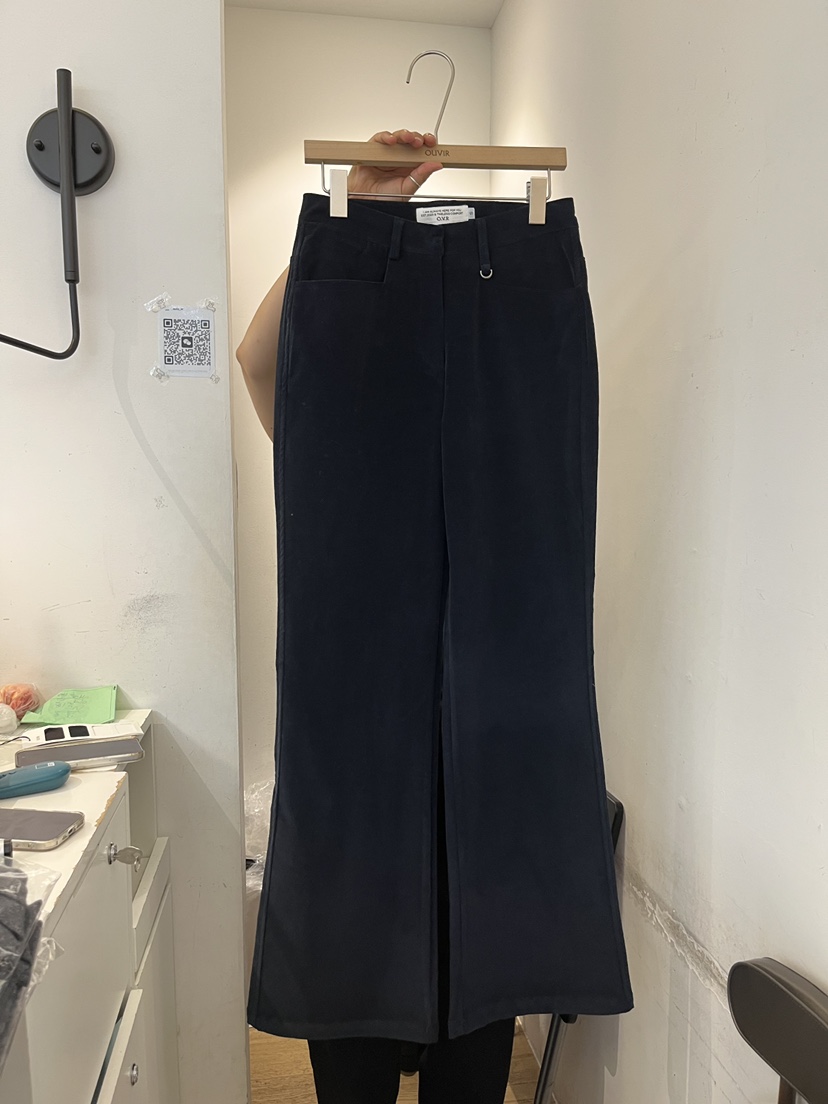 OUVIR韓國直郵女士新品人氣推薦時尚休閑褲喇叭褲燈芯絨磨毛O.V.R/OUVIR休閑褲圖色2
