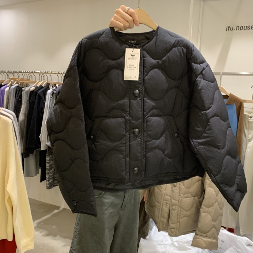 IFU HOUSE東大門實拍女士新品推薦真品短款羽絨服羽絨鵝IFU HOUSE短款羽絨服圖色2