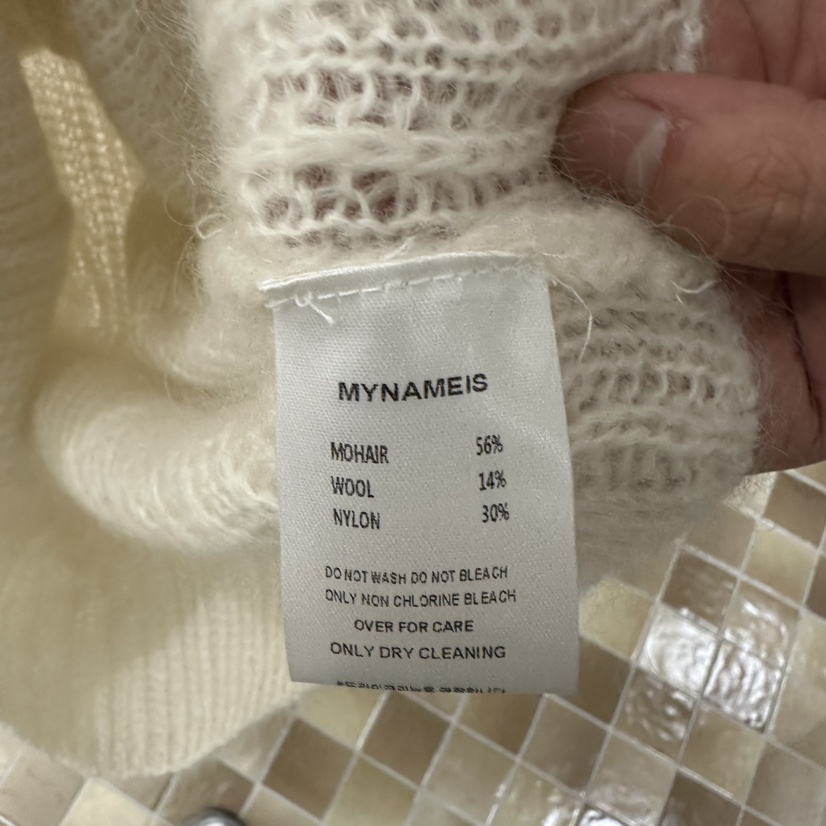 MYNAMEIS/AIME HOPE MAKE東大門實拍女裝新款時尚毛衣MYNAMEIS/AIME HOPE MAKE毛衣