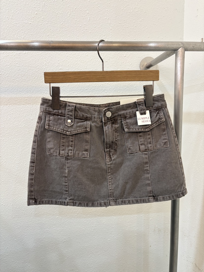 LUMIPLE東大門代購女裝新品休閑熱賣時尚人氣真品推薦短裙LUMIPLE短裙圖色2