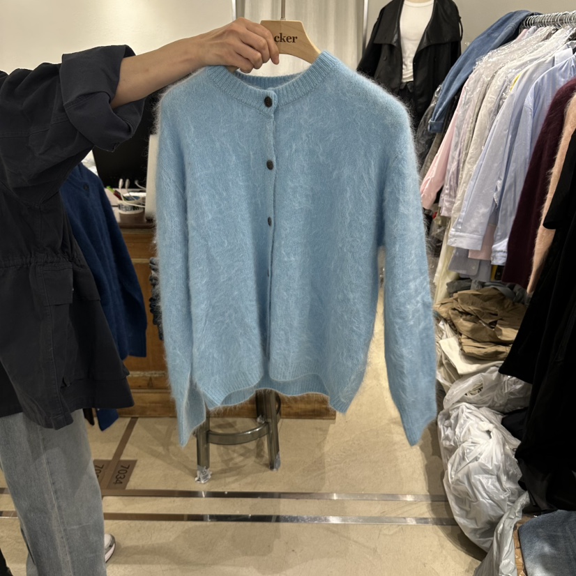 ACKER韓國代購女士新品休閑時尚熱賣推薦人氣真品開衫羊絨Acker開衫圖色2