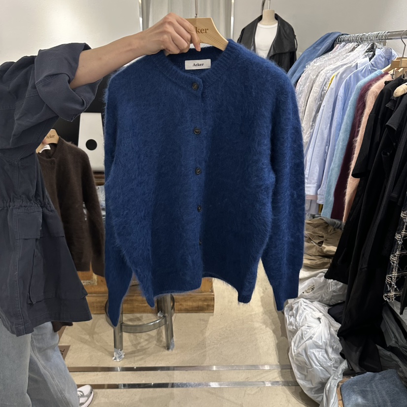 ACKER韓國代購女士新品休閑時尚熱賣推薦人氣真品開衫羊絨Acker開衫圖色3