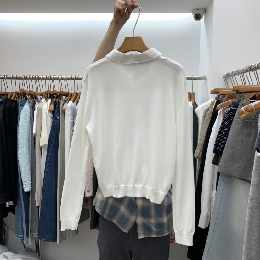 DRESS ROOM東大門直郵女士新款真品推薦針織衫假兩件疊穿DRESS ROOM針織衫