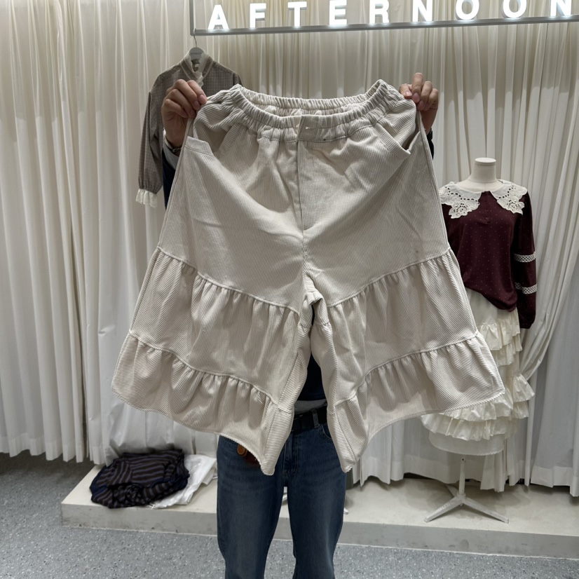 AFTERNOON東大門直郵女裝新品熱賣真品人氣時尚休閑休閑褲AFTERNOON休閑褲圖色1