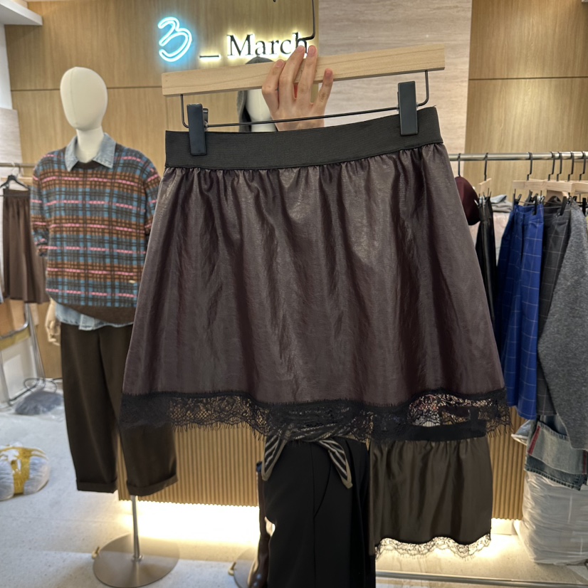 BISHOP/APOINT/3MARCH韓國代購女士新品時尚人氣真品短裙BISHOP/APOINT/3MARCH短裙圖色1