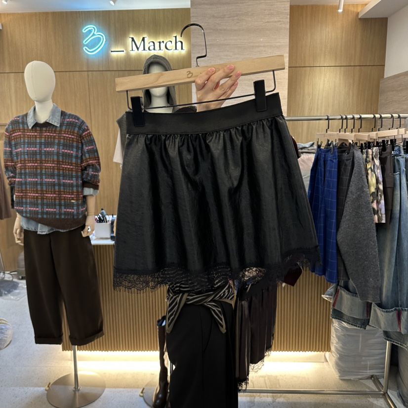 BISHOP/APOINT/3MARCH韓國代購女士新品時尚人氣真品短裙BISHOP/APOINT/3MARCH短裙圖色2
