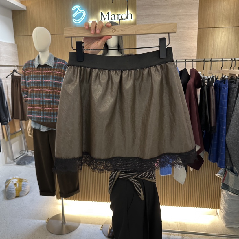 BISHOP/APOINT/3MARCH韓國代購女士新品時尚人氣真品短裙BISHOP/APOINT/3MARCH短裙圖色3