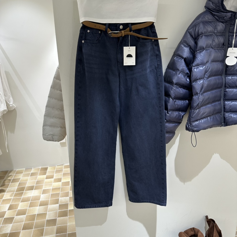 MYNAMEIS/AIME HOPE MAKE韓國直郵女士新款推薦牛仔褲不含腰帶染色MYNAMEIS/AIME HOPE MAKE牛仔褲圖色1