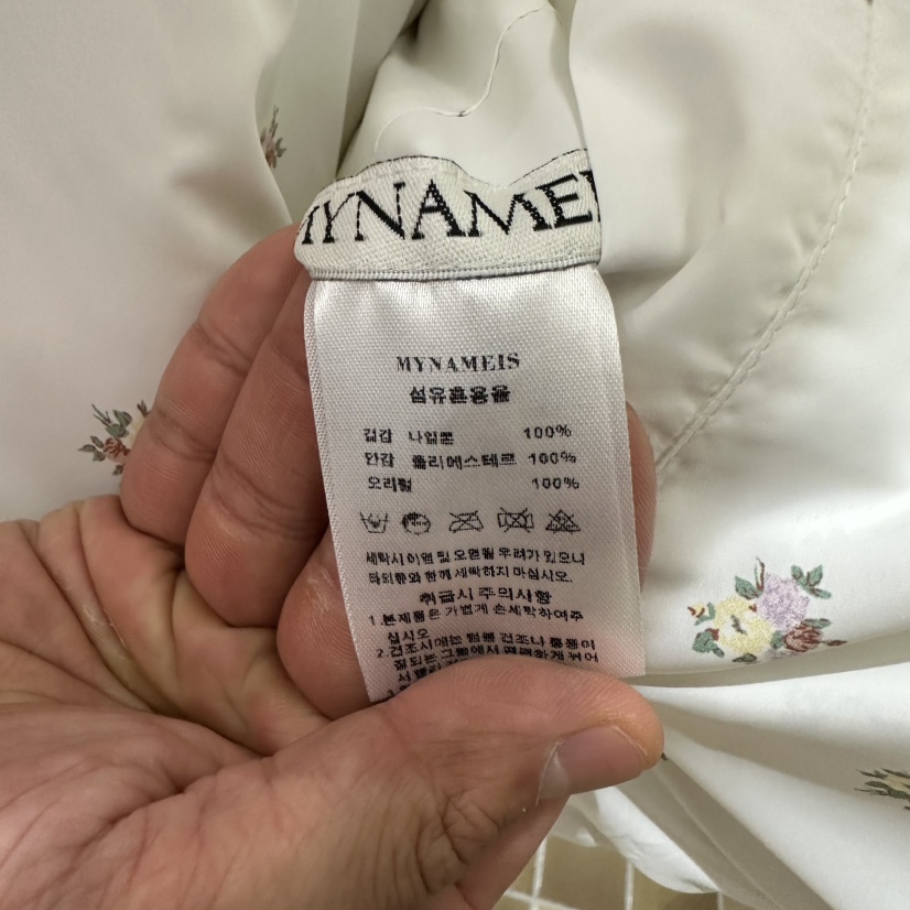 MYNAMEIS/AIME HOPE MAKE東大門直郵女士新款熱賣短款羽絨服兩面穿花朵雙面絎縫MYNAMEIS/AIME HOPE MAKE短款羽絨服