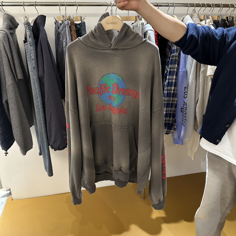 DE VENTI韓國代購女士新品時尚休閑推薦熱賣衛衣連帽衫水洗De VENTI衛衣圖色2