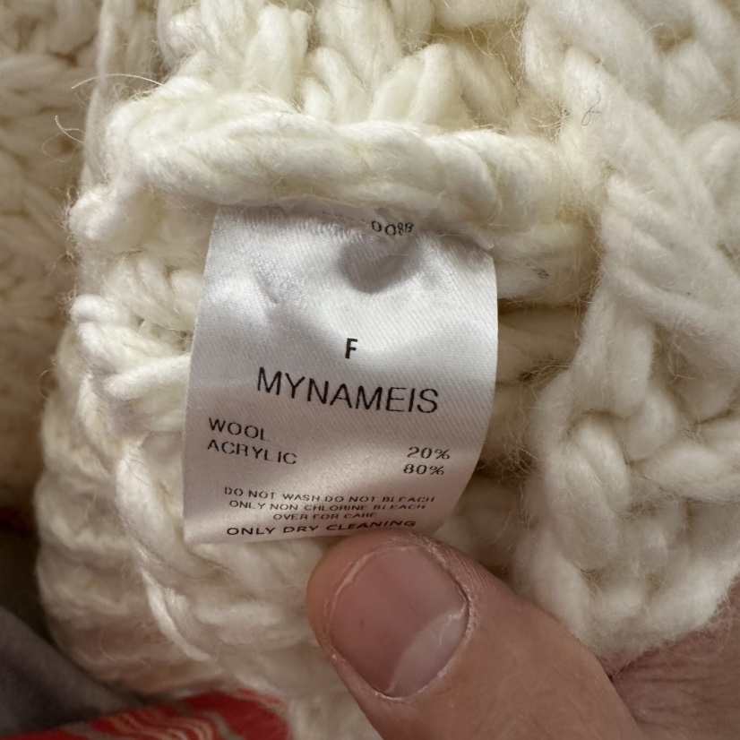 MYNAMEIS/AIME HOPE MAKE東大門代購女裝新款人氣吊帶背心手工針織MYNAMEIS/AIME HOPE MAKE吊帶/背心