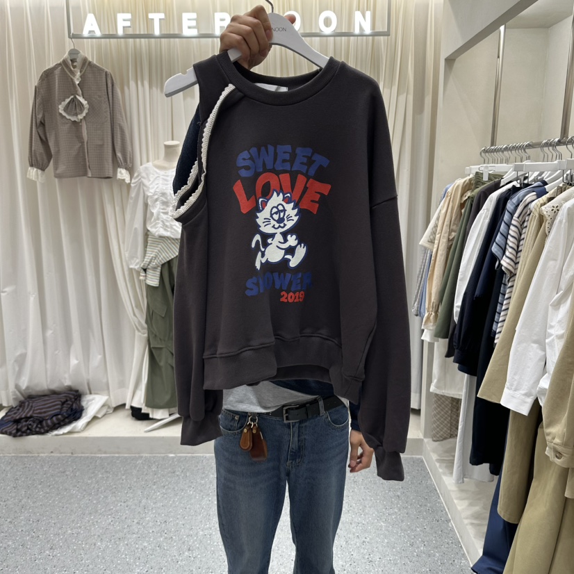 AFTERNOON東大門直郵女裝新品推薦熱賣休閑真品時尚人氣衛衣AFTERNOON衛衣圖色2
