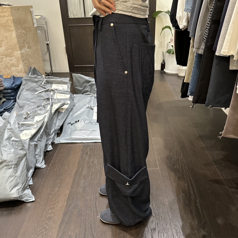 VIBELLE東大門直郵女裝新品人氣熱賣休閑推薦時尚休閑褲口袋VIBELLE休閑褲