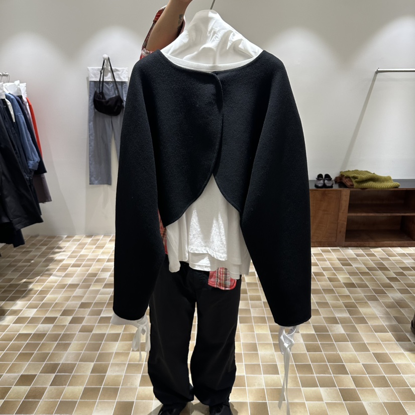 MYNAMEIS/AIME HOPE MAKE韓國直郵女士新品真品夾克手工MYNAMEIS/AIME HOPE MAKE夾克圖色2黑色