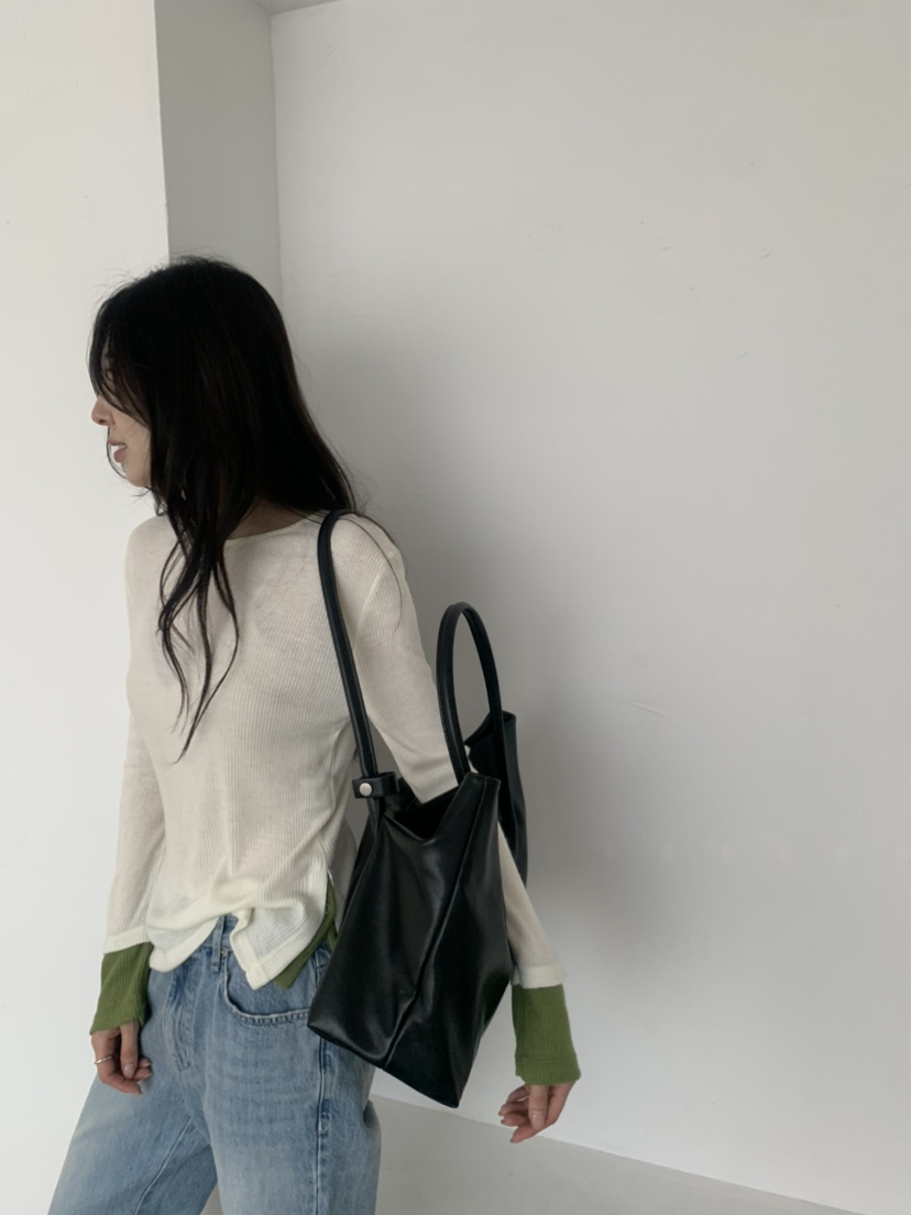 LE AVE東大門代購女裝新款時尚休閑推薦真品長袖T恤紐扣LE AVE長袖T恤
