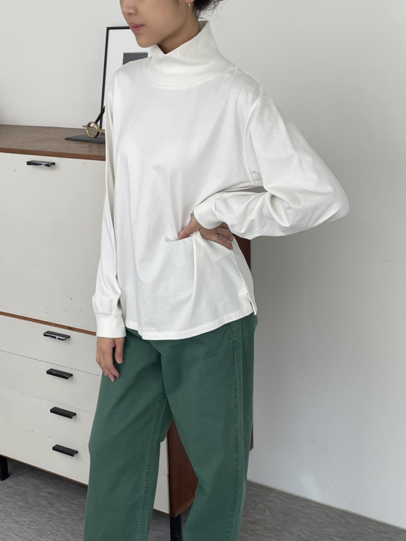 JEONG GAM STUDIOS韓國代購女士新品時尚推薦長袖T恤高領JEONG GAM STUDIOS長袖T恤