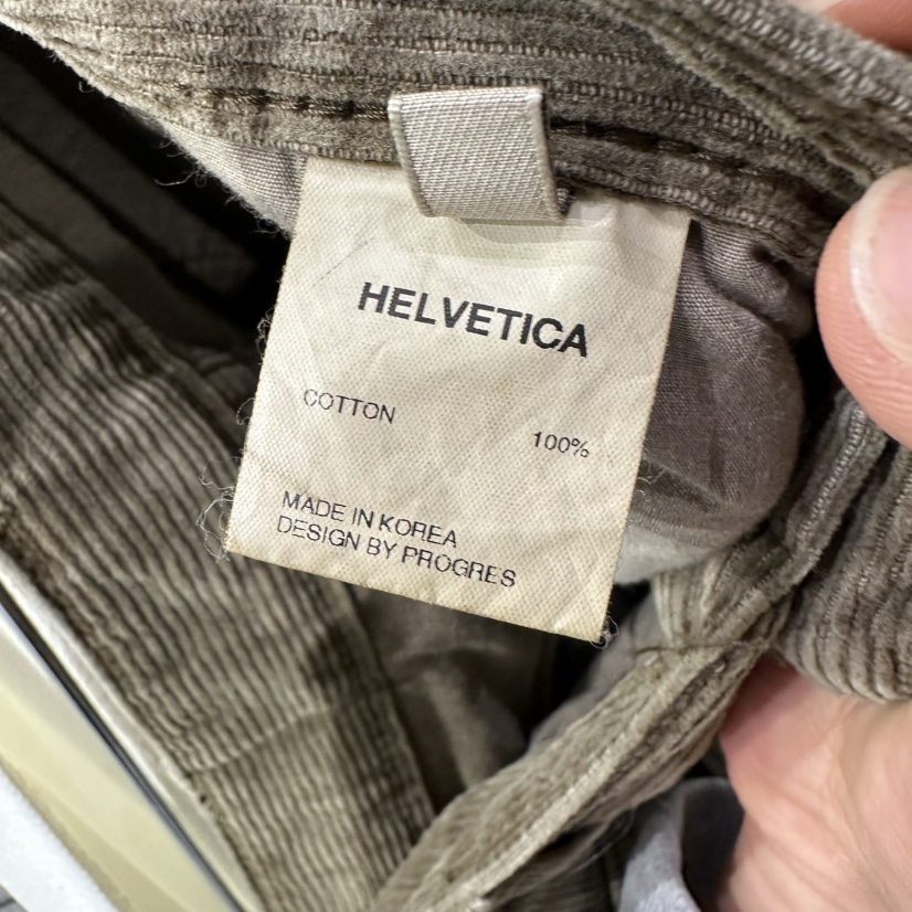 HELVETICA PLUS韓國直郵女裝新品熱賣人氣休閑休閑褲燈芯絨HELVETICA休閑褲