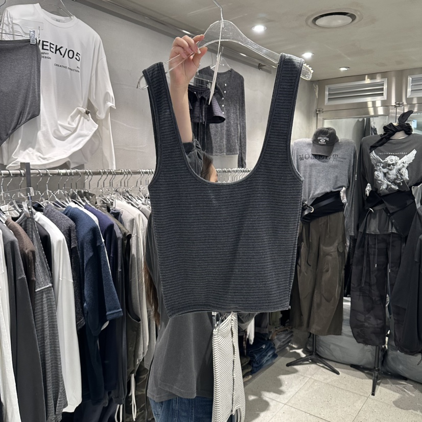 HERTZ-P東大門實拍女士新品休閑推薦人氣真品熱賣吊帶背心HERTZ-P吊帶/背心