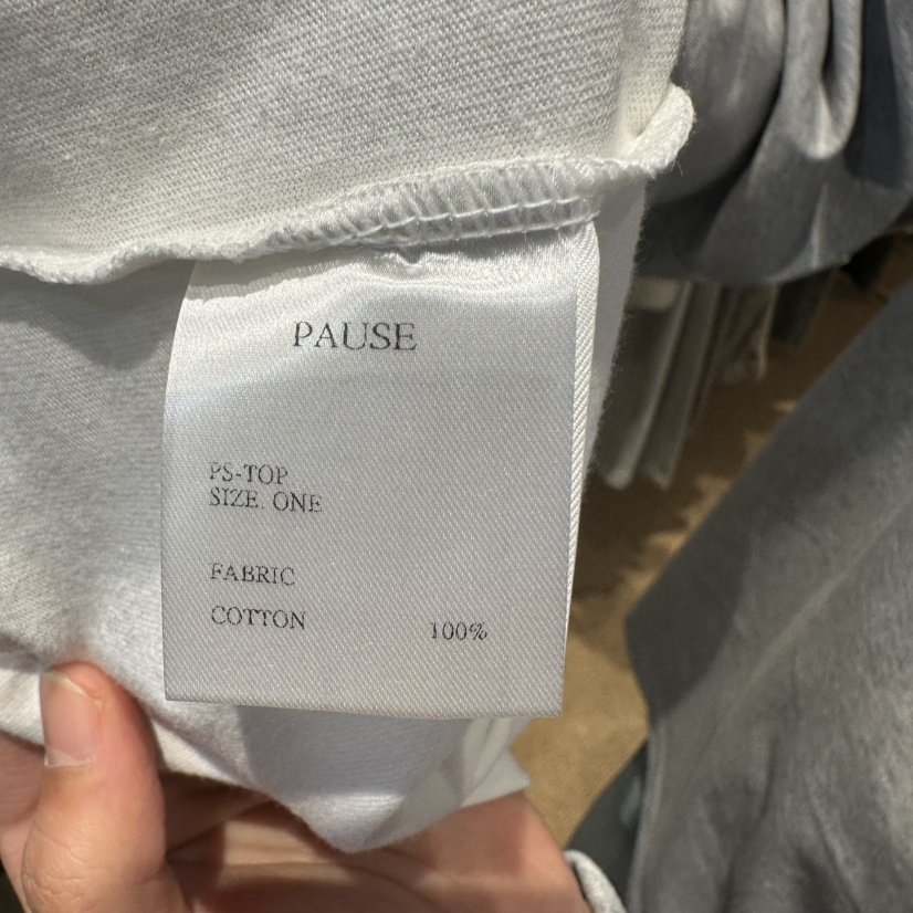 PAUSE東大門代購女士新款休閑人氣時尚真品熱賣推薦長袖T恤PAUSE長袖T恤