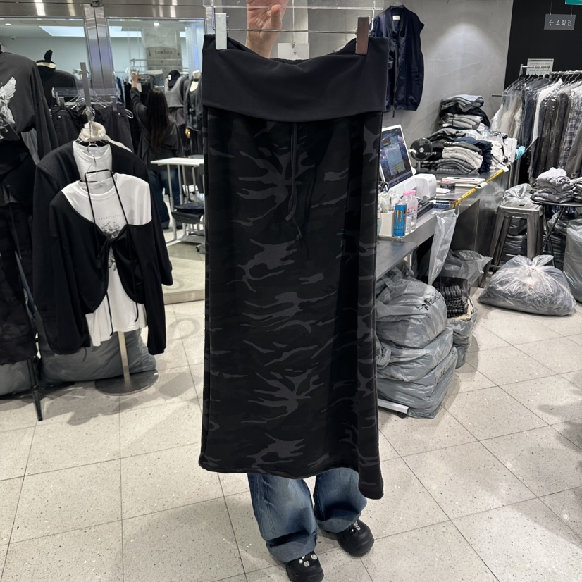 HERTZ-P韓國直郵女裝新品休閑熱賣推薦人氣時尚長裙迷彩HERTZ-P長裙圖色1