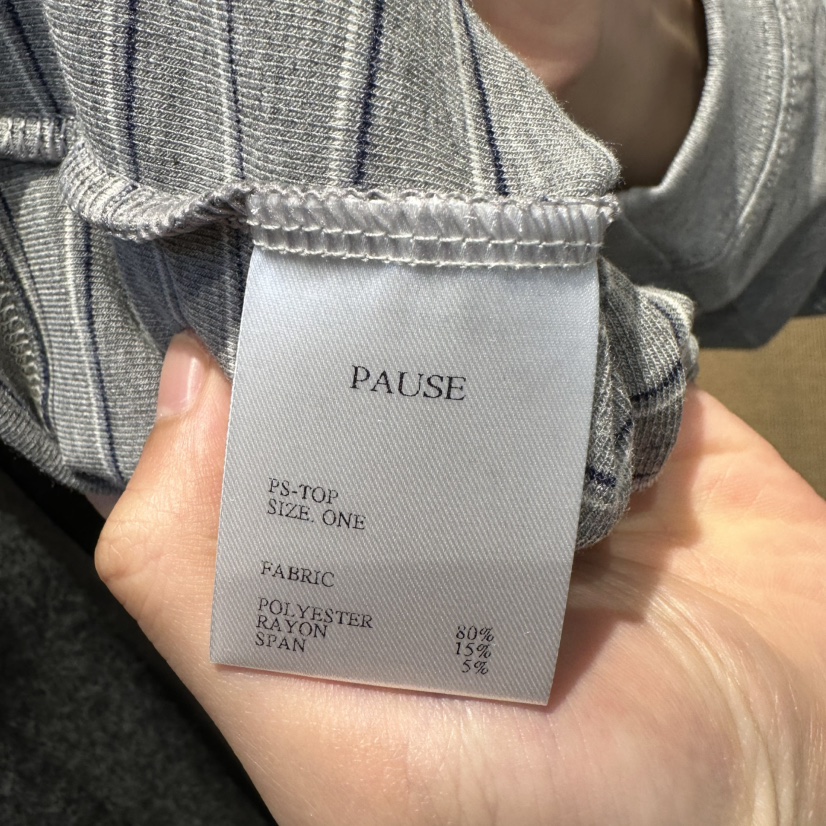 PAUSE東大門直郵女裝新品真品熱賣人氣推薦休閑長袖T恤柔軟PAUSE長袖T恤