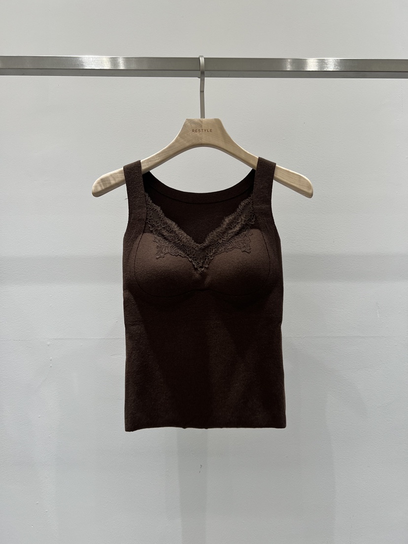 RE STYLE-Q東大門直郵女裝新款真品時尚熱賣吊帶背心無袖RE STYLE吊帶/背心圖色3