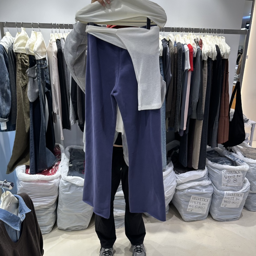 HELVETICA PLUS東大門直郵女士新款人氣時尚熱賣休閑褲加絨HELVETICA休閑褲