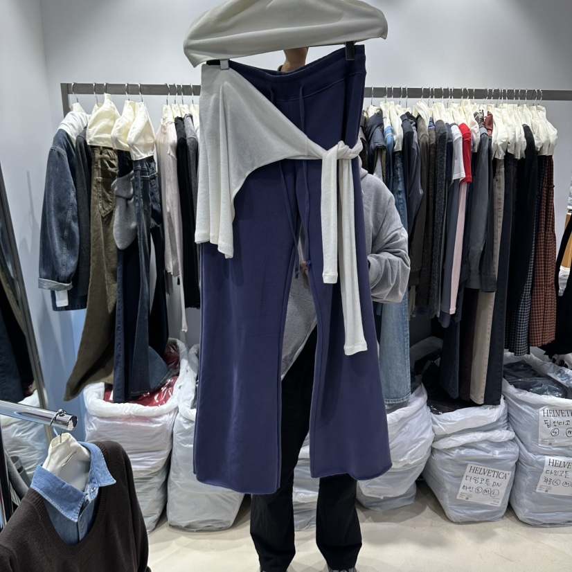 HELVETICA PLUS東大門直郵女士新款人氣時尚熱賣休閑褲加絨HELVETICA休閑褲圖色2