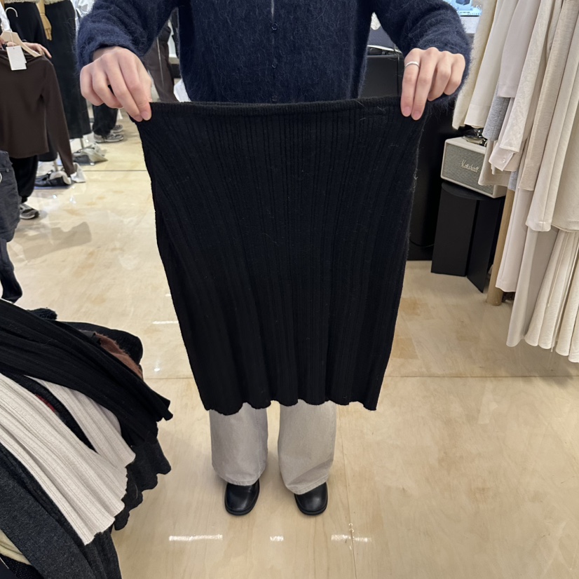 KOIVUE東大門直郵女士新品熱賣真品休閑人氣半身裙中短裙KOIVUE半身裙/中短裙圖色2黑色