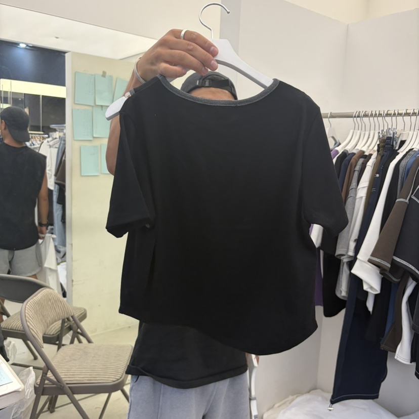 NON CLIP韓國直郵女士新品真品休閑推薦時尚熱賣人氣T恤NON CLIPT恤