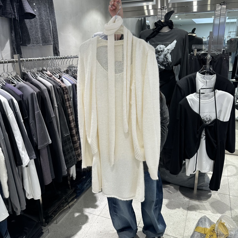 HERTZ-P韓國直郵女裝新品休閑真品人氣時尚熱賣套裝圍巾HERTZ-P套裝圖色1