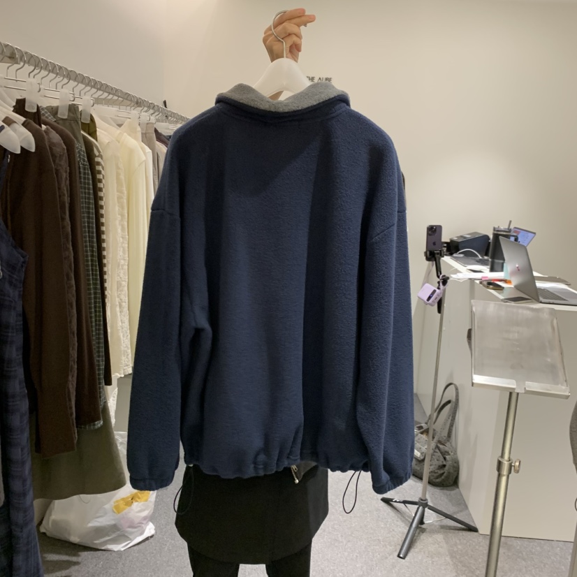 AUBE東大門實拍女裝新品休閑人氣推薦真品熱賣時尚夾克拉鏈THE AUBE夾克