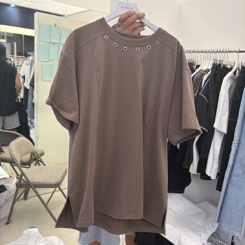 NON CLIP東大門代購女裝新品推薦真品時尚人氣熱賣休閑T恤NON CLIPT恤圖色3