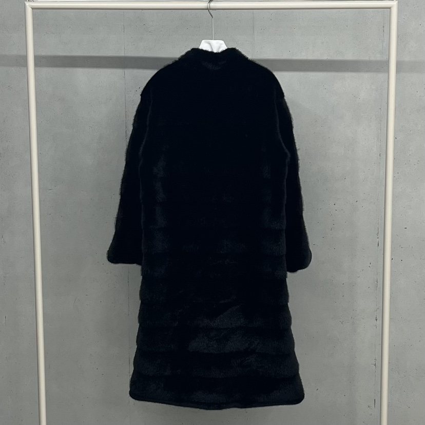 HELDER-P東大門直郵女裝新品熱賣推薦真品中長款大衣貂皮HELDER中長款大衣