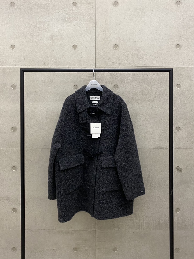 MUCH MORE/JACKPOT東大門實拍女裝新品熱賣中長款大衣手工制作MUCH MORE/JACKPOT中長款大衣圖色4墨