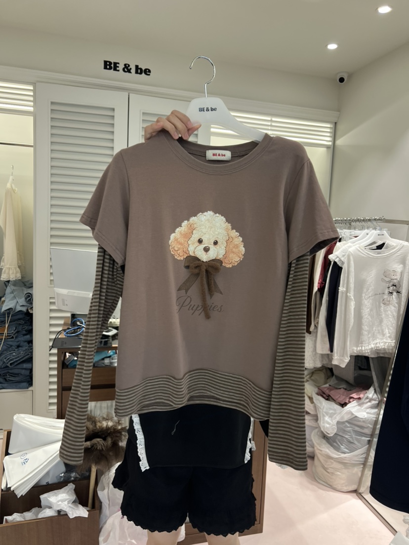 BE&amp;BE韓國代購女士新品推薦人氣真品時尚熱賣長袖T恤BE&be長袖T恤圖色2