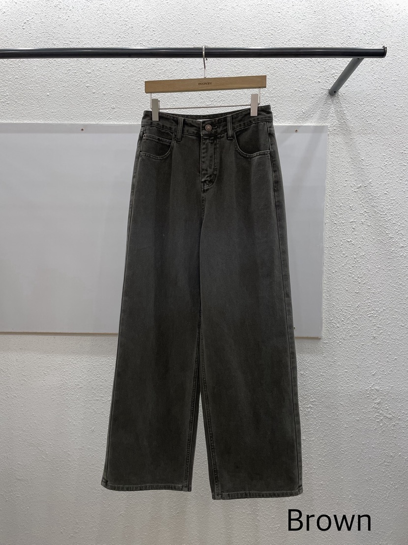 EGGPLANT韓國代購女裝新款休閑熱賣推薦人氣真品時尚牛仔褲EGGPLANT牛仔褲圖色2
