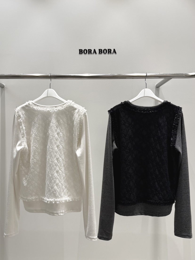 BORA BORA東大門實拍女士新品休閑熱賣時尚真品人氣長袖T恤BORA BORA長袖T恤
