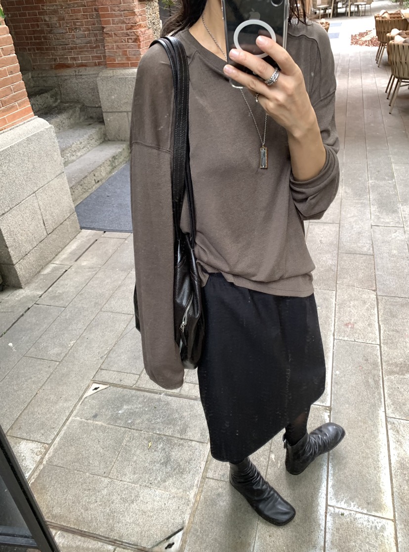 ROMANTICIZE韓國代購女裝新品真品時尚人氣長袖T恤透明圓領ROMANTICIZE長袖T恤