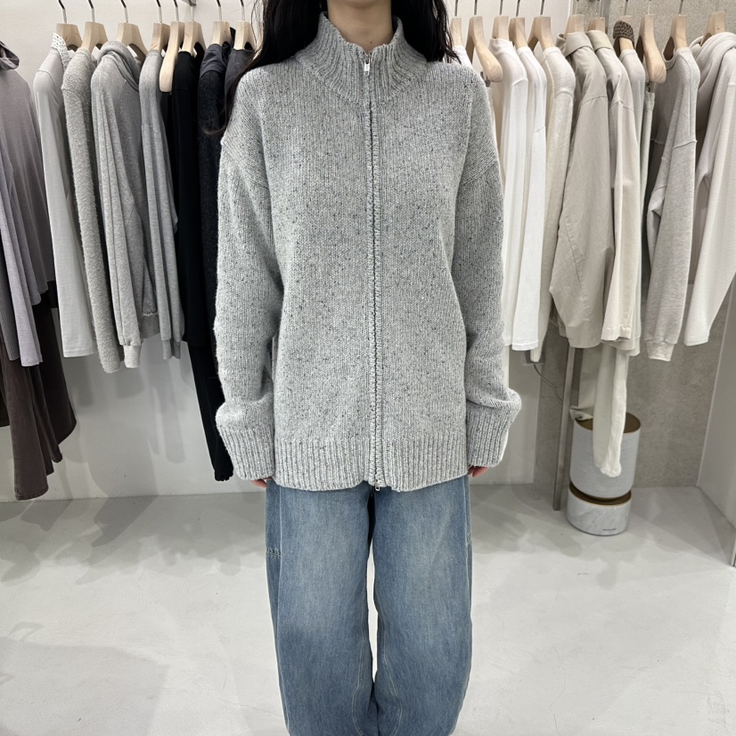 ONESTASTE韓國直郵女士新品休閑真品人氣推薦時尚針織衫拉鏈ONESTASTE針織衫圖色3