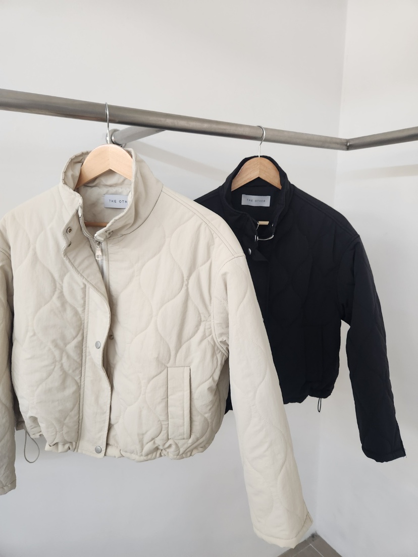 THE OTHER東大門直郵女裝新品休閑人氣真品短款棉服絎縫THE OTHER短款棉服