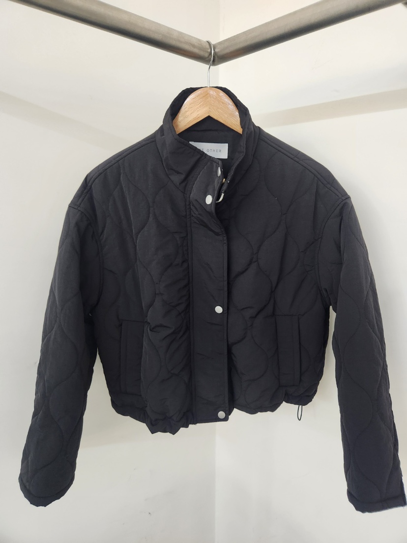 THE OTHER東大門直郵女裝新品休閑人氣真品短款棉服絎縫THE OTHER短款棉服圖色2
