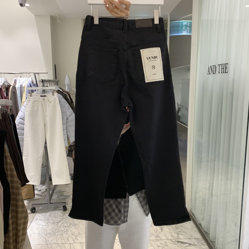VENIR-A韓國代購女士新品時尚人氣推薦熱賣真品休閑牛仔褲VENIR-A牛仔褲