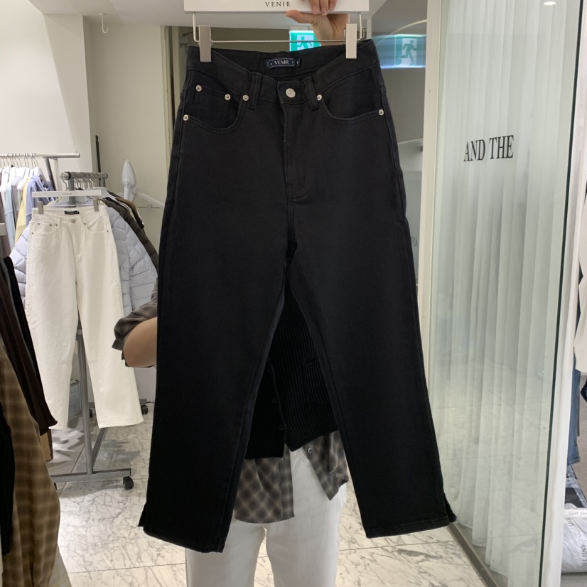 VENIR-A韓國代購女士新品時尚人氣推薦熱賣真品休閑牛仔褲VENIR-A牛仔褲圖色1